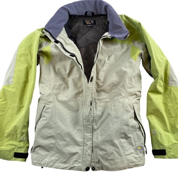 Mountain Hard Wear Women's Conduit Jacket Size 10 Lime Green Full Zip Outdoors - Picture 1 of 9